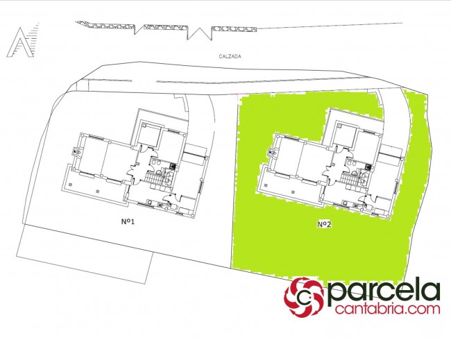 Terreno urbano/edificable de 510 m2 en Saja - Villanueva de la Peña